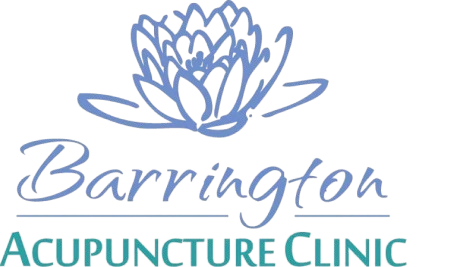 Barrington Acupuncture Clinic logo with lotus.